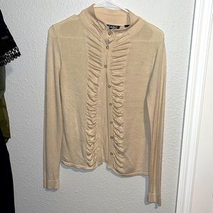 Cabo Beige cashmere silk sweater